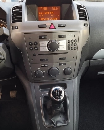 Opel Zafira cena 12900 przebieg: 217500, rok produkcji 2007 z Poniatowa małe 326
